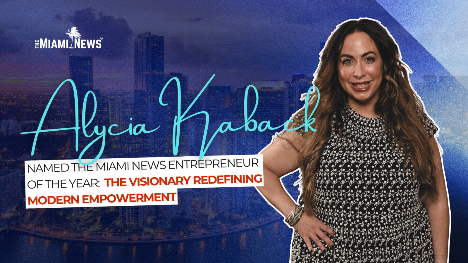 Alycia Kaback Miami News Entrepreneur of the Year Award